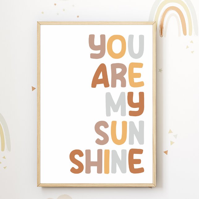Eres mi Poster de guardería Sunshine Decoración de (Subido por el creador)