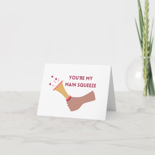 Eres mi principal tarjeta de El día de San Valentí (Anverso)