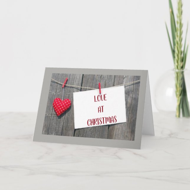 ERES **MI REGALO** AMOR EN TARJETA DE NAVIDAD (Anverso)