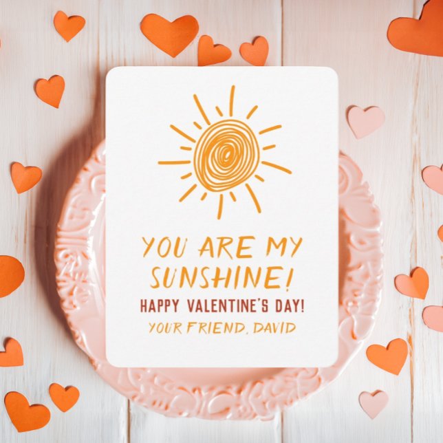 Eres Mi Sunshine Sun Dibujando Tarjeta De San Vale (Subido por el creador)