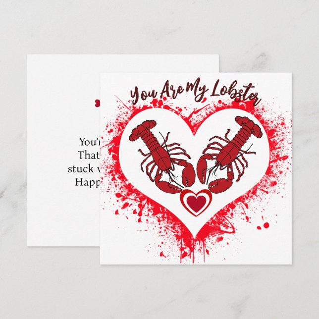 Eres Mi Tarjeta De Aniversario De Amor Graciosa De (Anverso / Reverso)