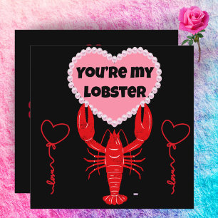 Eres mi tarjeta de aniversario graciosa de Lobster