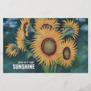 Eres mi tarjeta de felicitación plana Sunshine