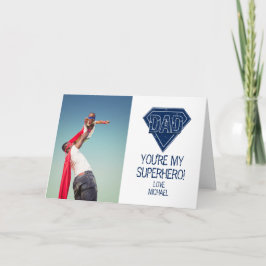 Eres mi tarjeta de foto del Día del Padre superhér