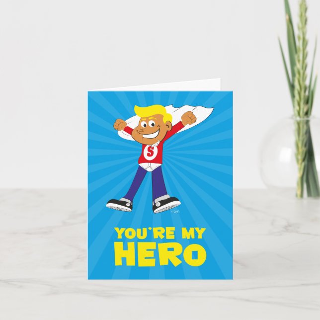 Eres mi tarjeta de héroe (Anverso)