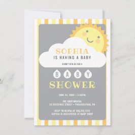 Eres Mi Tarjeta De Invitación De Baby Shower Sunsh