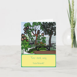 Eres Mi Tarjeta De Jardín Sunshine