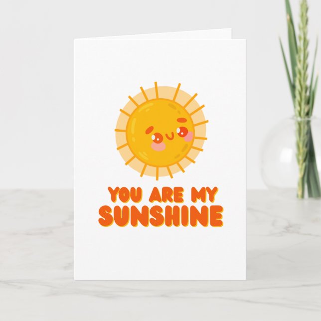 Eres Mi Tarjeta De Saludo Sunshine (Anverso)