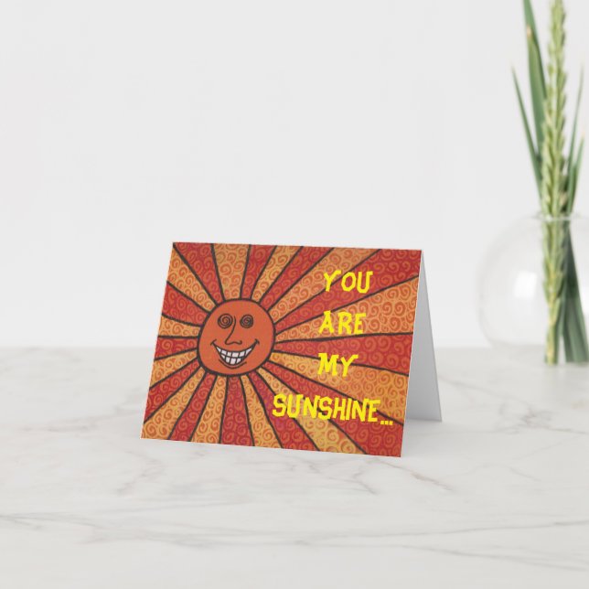 ERES MI TARJETA DE SOL (Anverso)