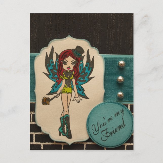 Eres mi tarjeta postal de amigo (Anverso)