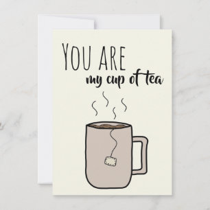 Eres Mi Té De Té - Tarjeta De Saludo