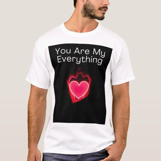 Eres mi todo camisetas para parejas de San Valentí (Anverso)