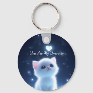 Eres Mi Universo Llavero De Gato Galaxia Lindo