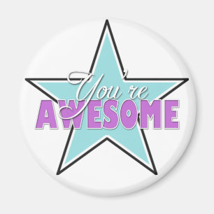 Eres muy guapo - Imanes Blue & Purple Star