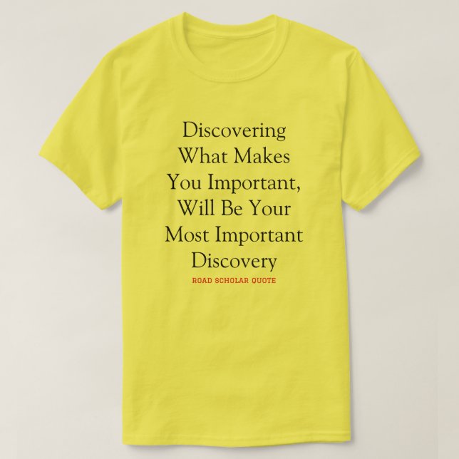 Eres Muy Importante - Camiseta De Carretera Académ (Diseño del anverso)