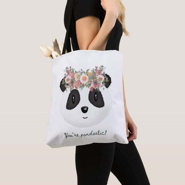 ¡Eres pandástico! Bolsa de tocador de panda (Detalle)