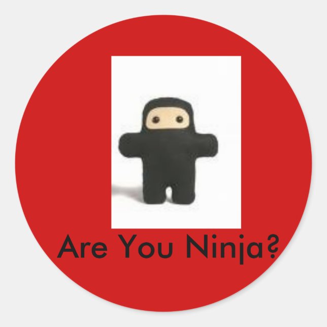 Eres pegatina Ninja (Anverso)