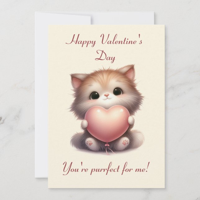 ¡Eres perfecto para mí! Tarjeta de felicitación de (Anverso)