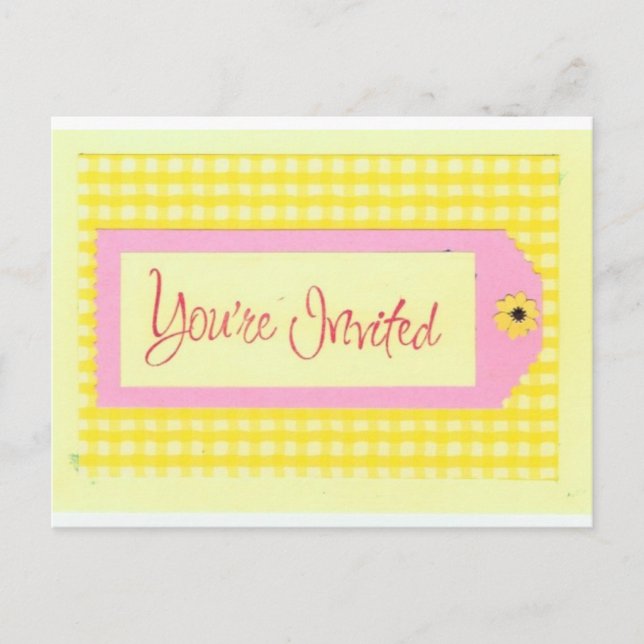 Eres postal invitada (Anverso)