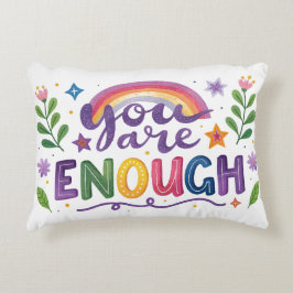 Eres suficiente acento de almohada