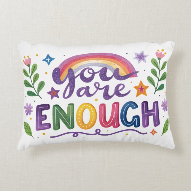 Eres suficiente acento de almohada (Anverso)