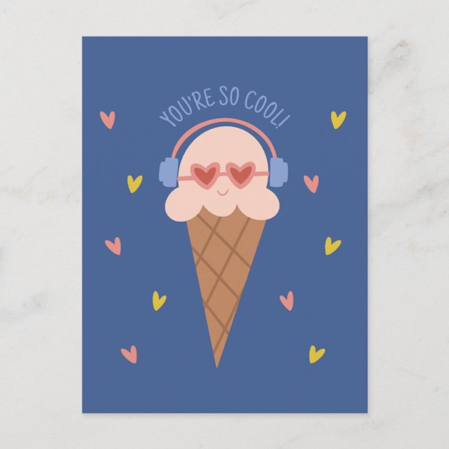 Eres tan genial tarjeta de día de San Valentín de  (Anverso)