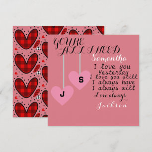 Eres todo lo que necesito El día de San Valentín p