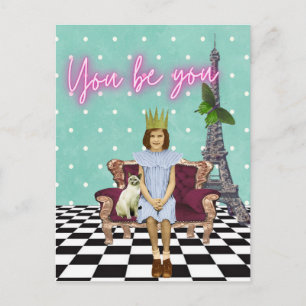 Eres tú la mejor postal de arte pop Chica