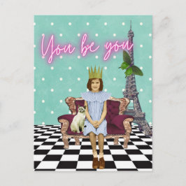 Eres tú la mejor postal de arte pop Chica