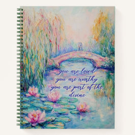 Eres Un Cuaderno De Espiral Inspirado En Monet Que