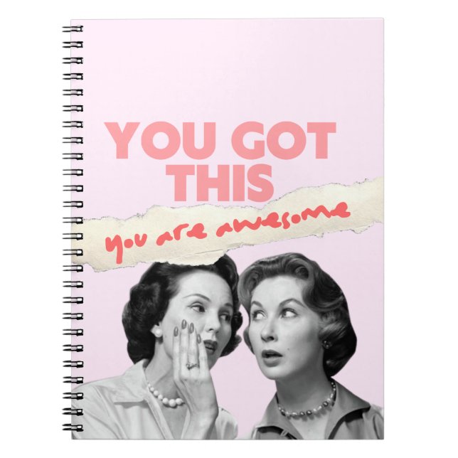 Eres un Cuaderno Rosa Impresionante (Frente)
