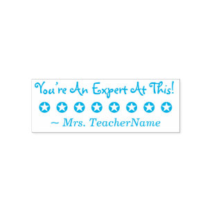 "¡Eres un experto en esto!" Grado de sello de goma