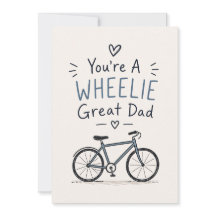 Eres un papá genial en bicicleta Tarjeta divertida