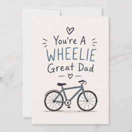 Eres un papá genial en bicicleta Tarjeta divertida