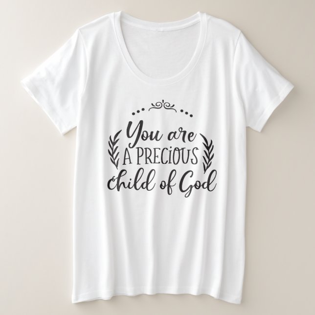 Eres un precioso hijo de la camiseta de las mujere (Anverso del diseño)