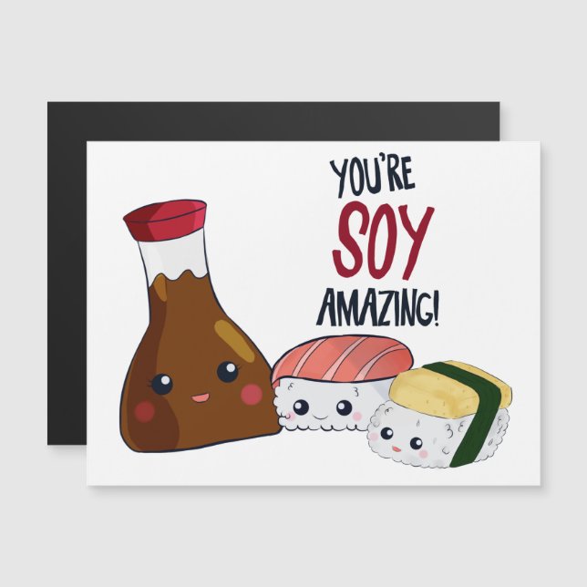 Eres un sueño increíble Kawaii Sushi Hi & Hello Cu (Anverso/Reverso)