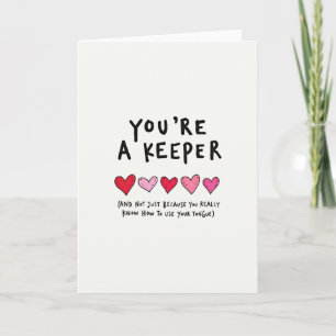 Eres un Tesoro Tarjeta de Amor Travieso