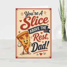 Eres Un Trozo Por Encima Del Resto Tarjeta De Papá