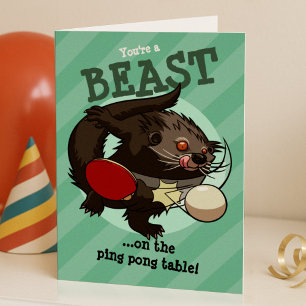 ¡Eres una bestia! Ping Pong Binturong Bearcat