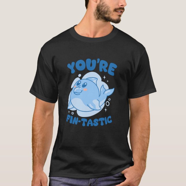 Eres una Camiseta de Manga Larga de Frase de Delfí (Anverso)