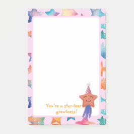 ¡Eres una estrella de la grandeza! Notas Post-it