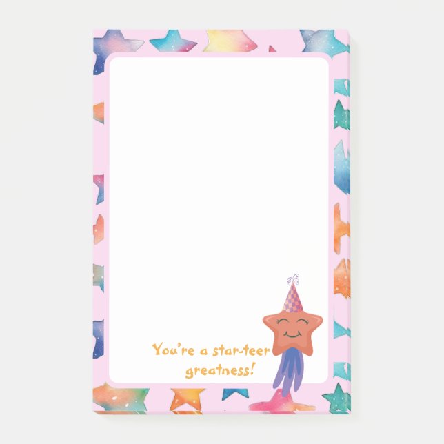 ¡Eres una estrella de la grandeza! Notas Post-it (Anverso)