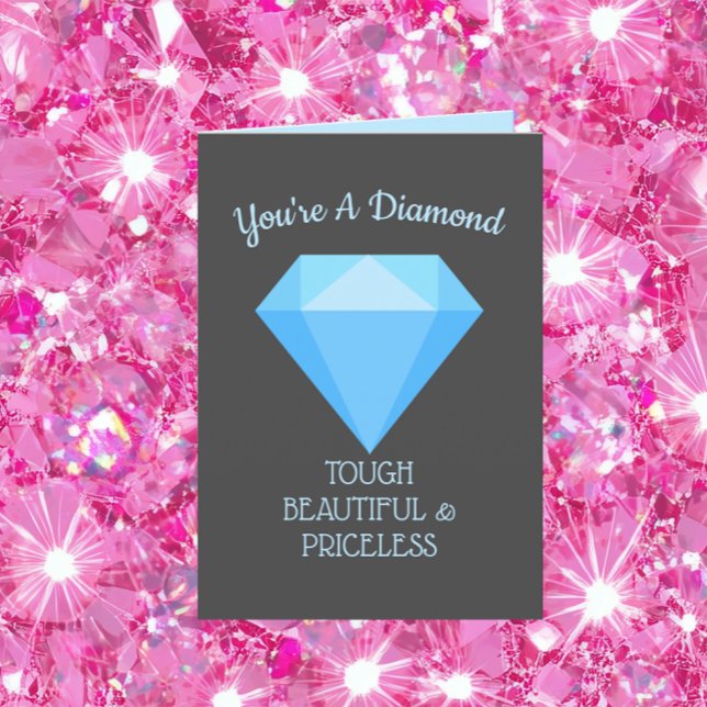 Eres una hermosa tarjeta de cumpleaños de Diamante (Subido por el creador)