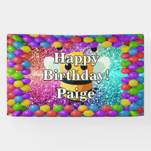 Eres una pancarta de cumpleaños de personaje perso