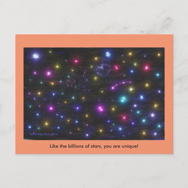 Eres una postal única (Anverso)