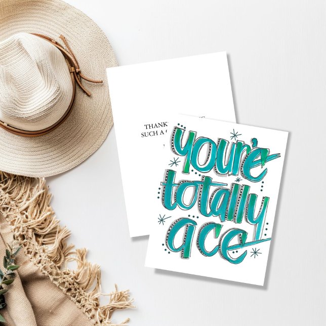 Eres una tarjeta de amistad completamente despegad (You're Totally Ace Friendship Card)