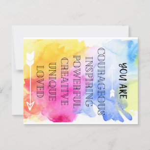 Eres una tarjeta de amor