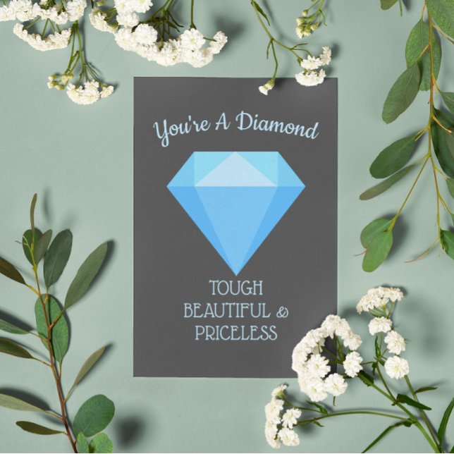 Eres una tarjeta de aniversario de diamantes (Subido por el creador)