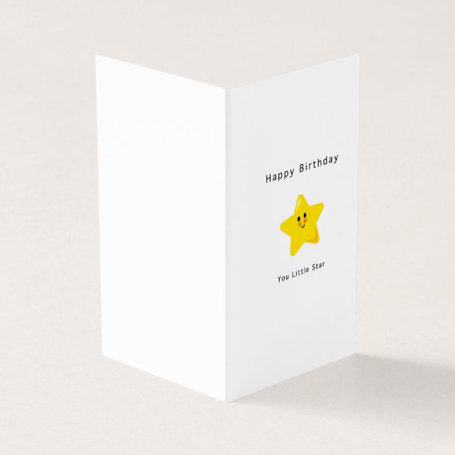 Eres una tarjeta de cumpleaños estrella (Exterior)
