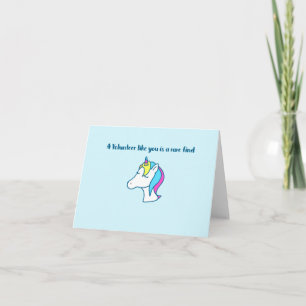Eres una tarjeta de notas de búsqueda poco común